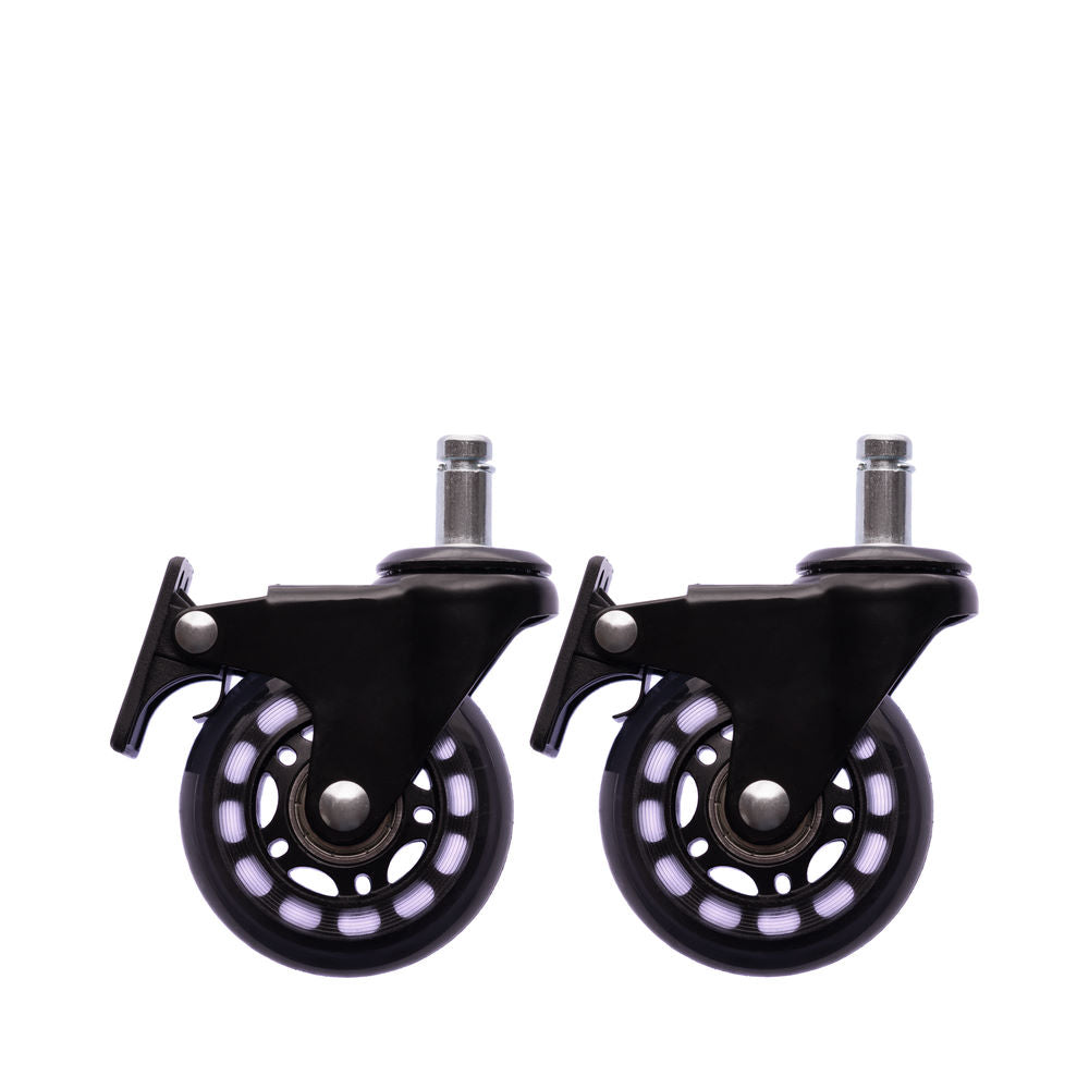 Castor Wheel with Brake • Set of Two